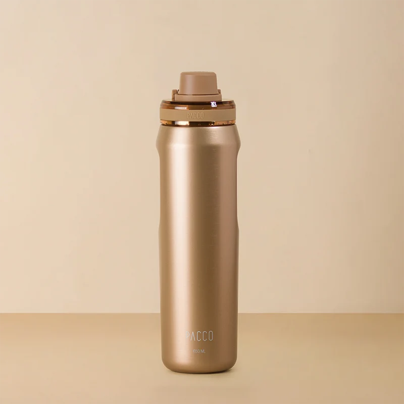 Garrafa Térmica Premium Vyta Gold Series 650ml Bronze