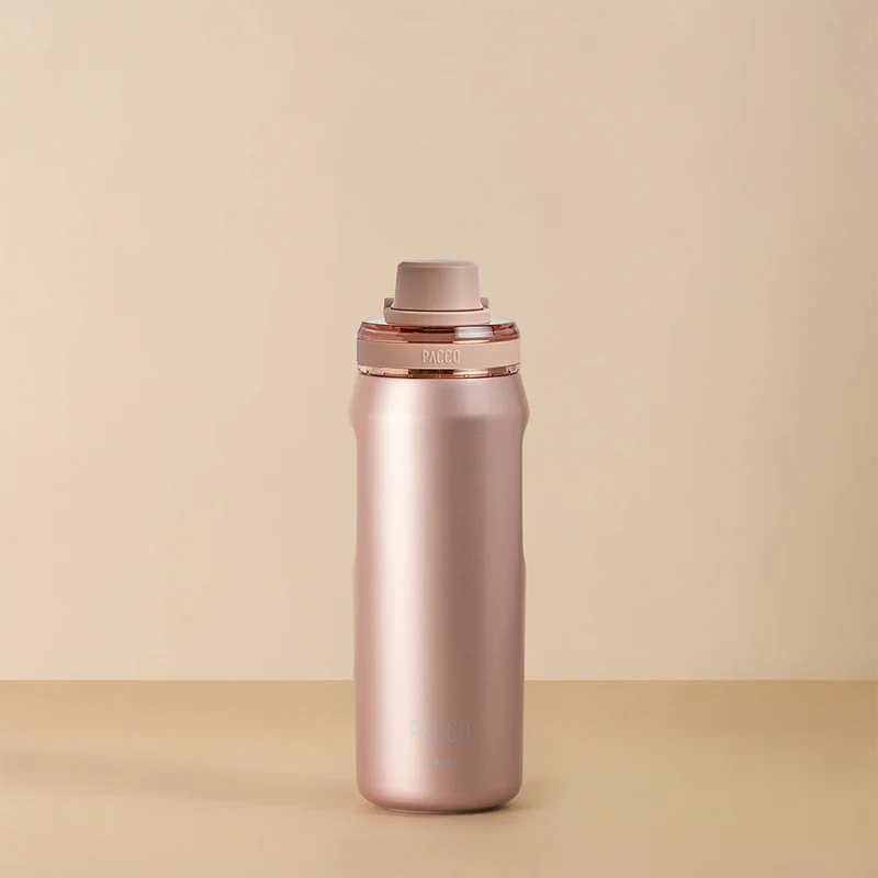 Garrafa Térmica Premium Vyta Gold Series 500ml Ouro Rose