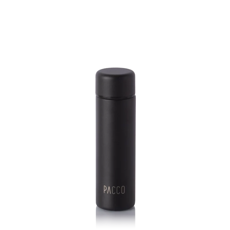 Mini Garrafa Térmica Pocket Bottle 150ml Preto