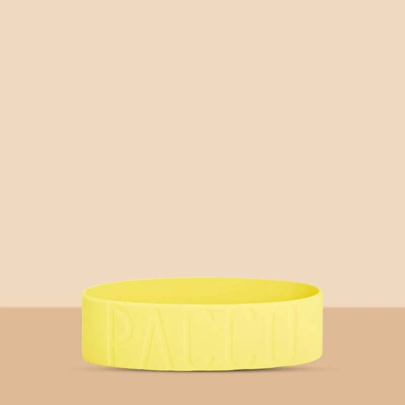Cinta de Silicone para Garrafa Crystal 850ml Amarelo