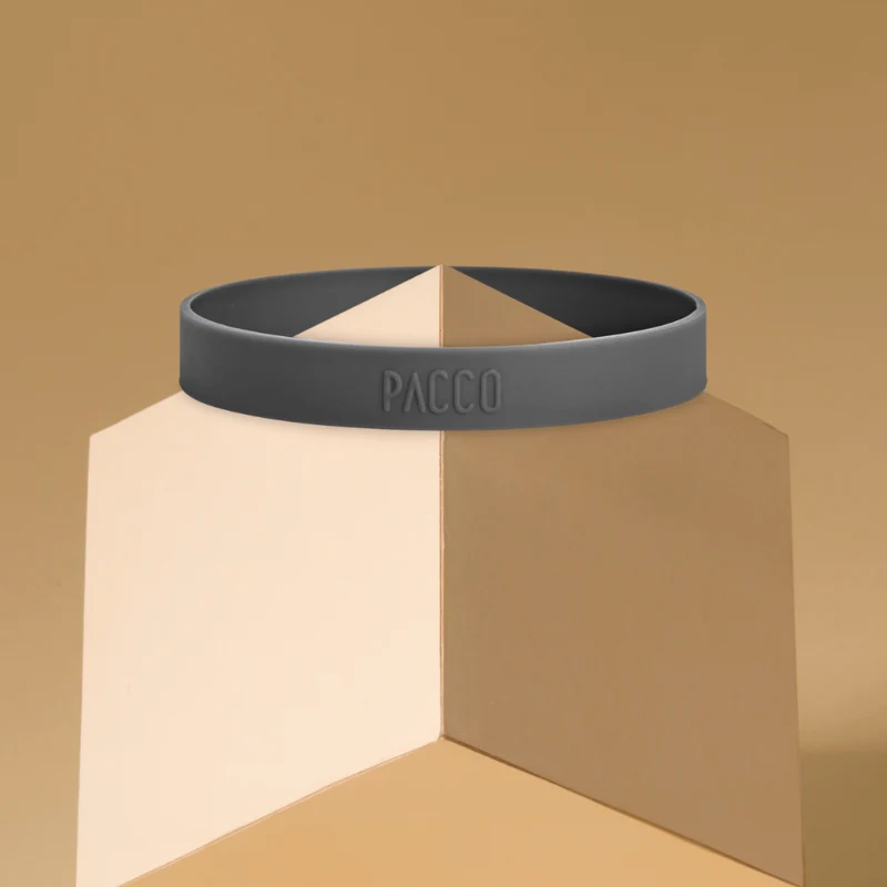 Anel de Silicone Cinza Escuro