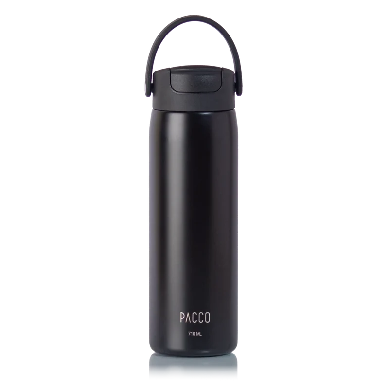Garrafa Térmica Easy com Canudo 710ml / Preto