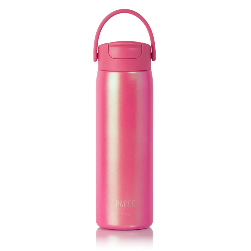 Garrafa Térmica Easy com Canudo 710ml / Rosa Cristal