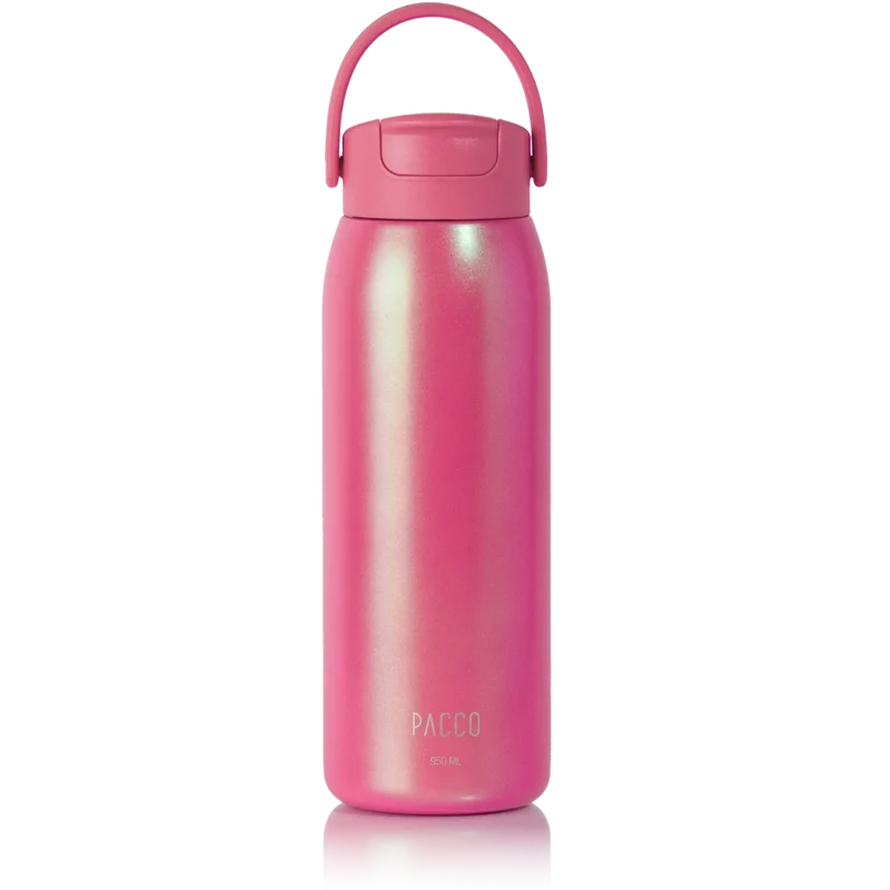 Garrafa Térmica Easy com Canudo 950ml / Rosa Cristal