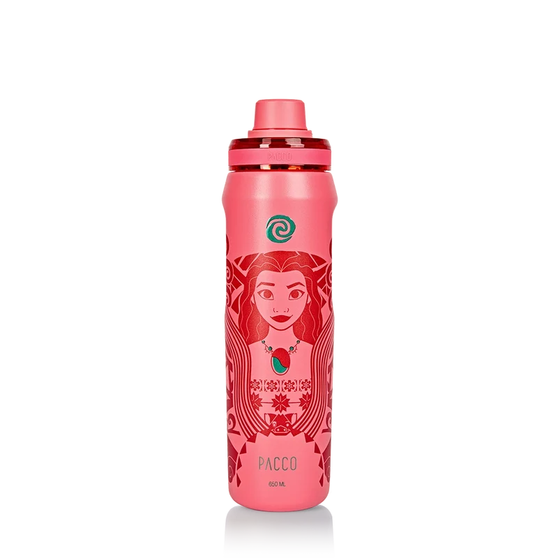 Garrafa Térmica VYTA Princesas Disney 650ml / Moana Art Deco / Lovely Coral