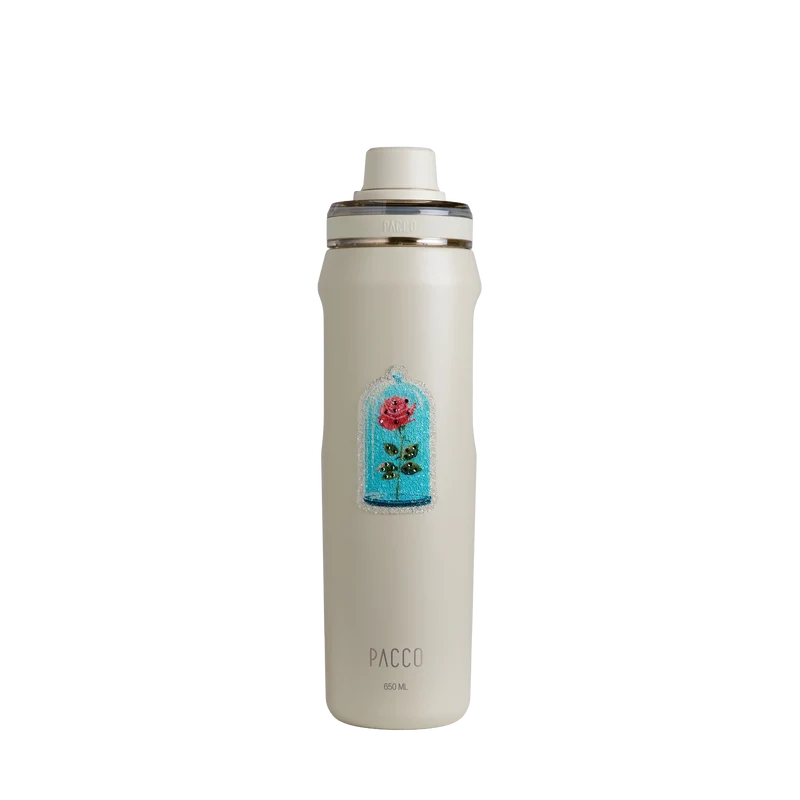 Garrafa Térmica VYTA Disney com cristais Swarovski® 650ml / Bela Rosa