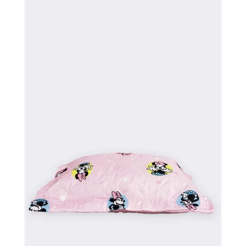 Porta Travesseiro Infantil Disney Estampado Minnie Rosa UN