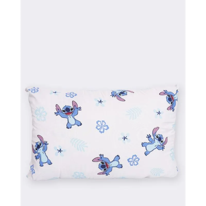 Travesseiro Rotativo 45cm x 65cm Disney Estampa Stitch Hedrons Cinza UN