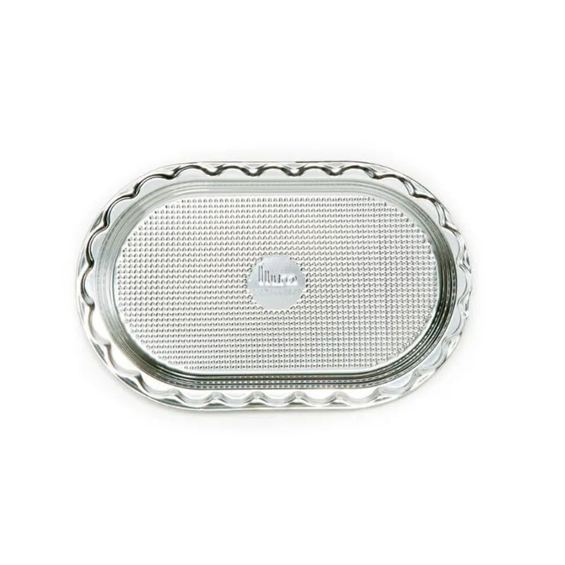 Base Oval para Mini Porções Prata i11 c/10 - Ilum