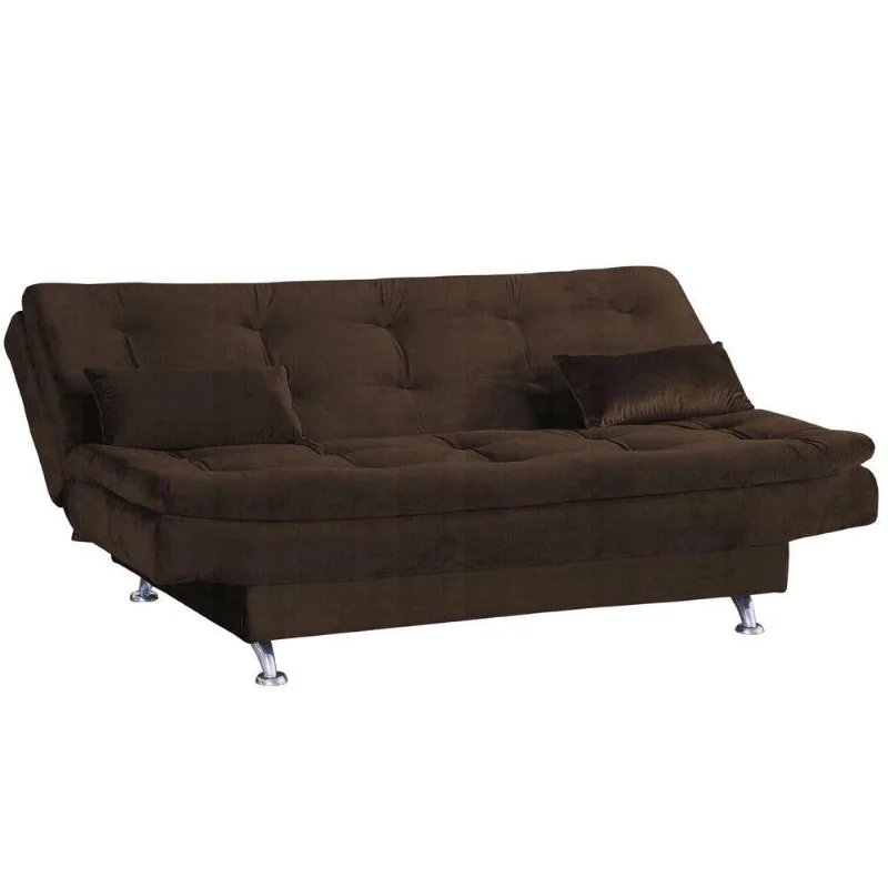Sofá Cama 3 Lugares Salomé 182cm Granite Marrom