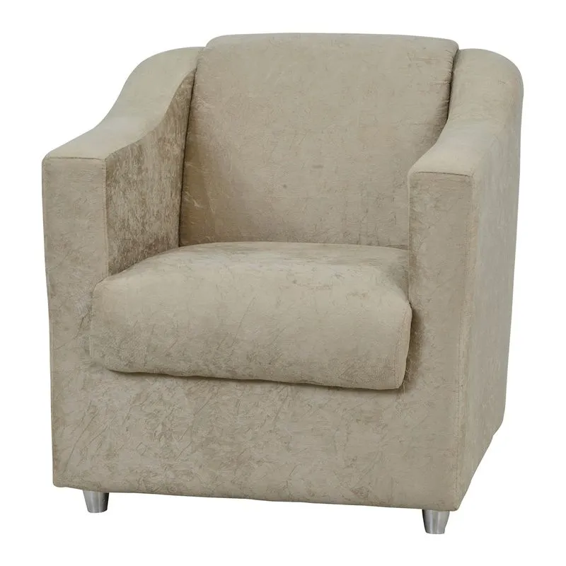 Poltrona Decorativa Matrix Bia Bege