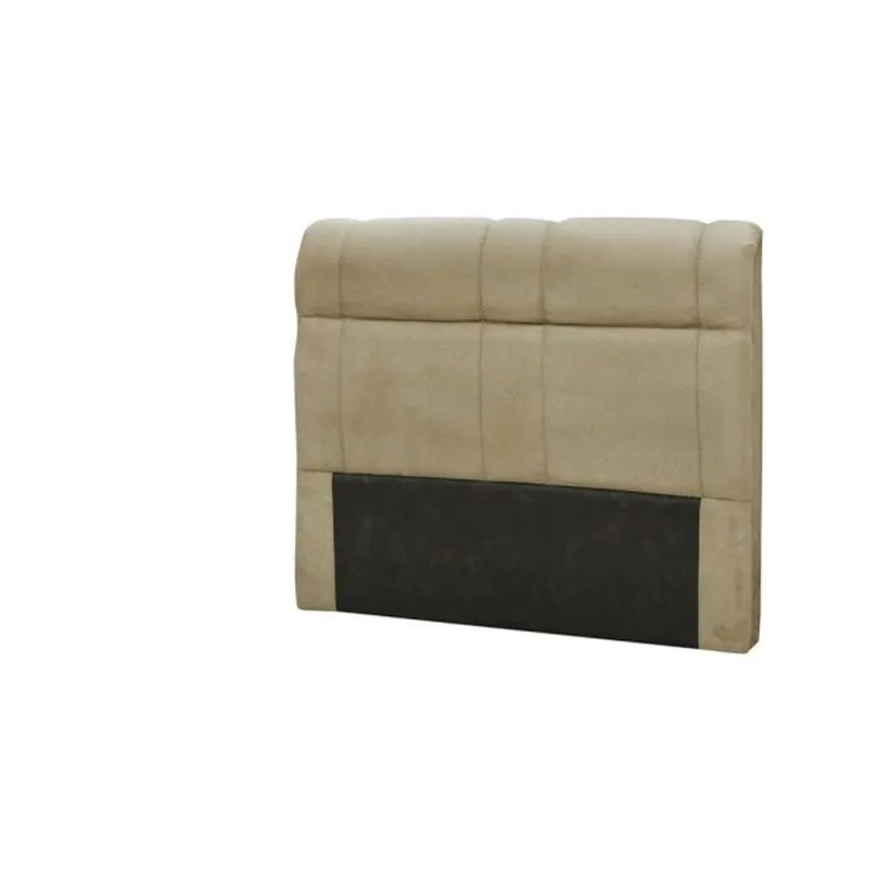 Cabeceira Eros 140Cm Suede Amassado Bege - Matrix