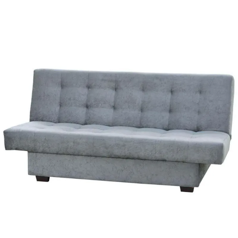 Sofá Cama Casal Laila Suede Amassado Cinza Matrix