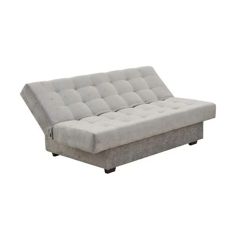 Sofá-cama 3 Lugares Casal Laila Suede Bege