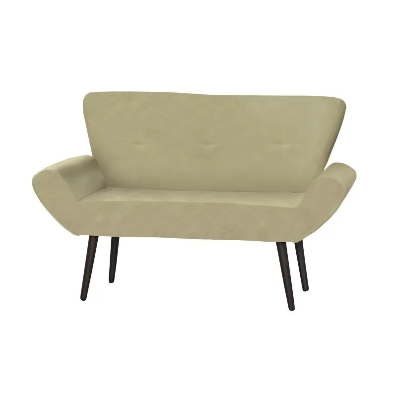 Poltrona Decorativa Aurora 2 Lugares Bege - Matrix