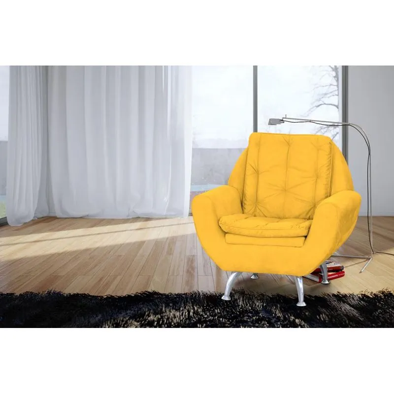 Poltrona Glória Amarelo