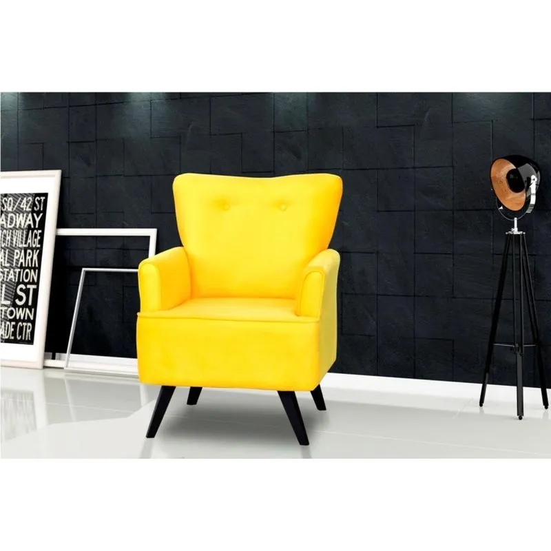Poltrona Judite Amarelo
