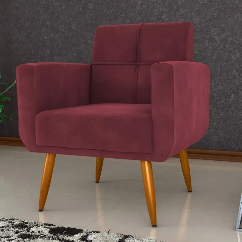 Poltrona Veludo 69cm Havanna Matrix