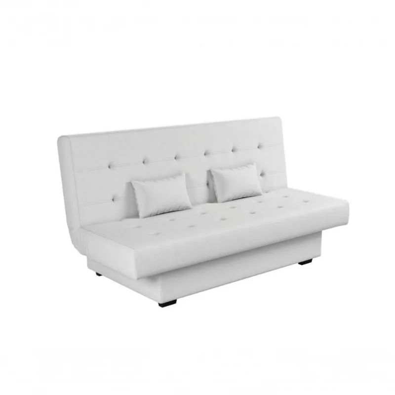 Sofá Cama Casal 3 Lugares Laila Branco Korino