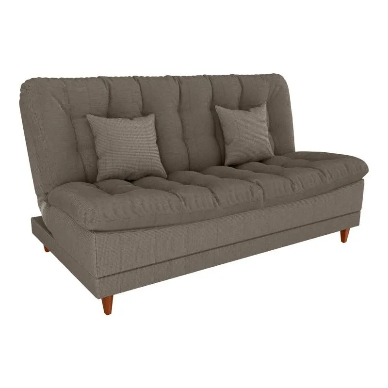 Vira-cama 3 Lugares Duda Matrix 00577.0 Marrom Se
