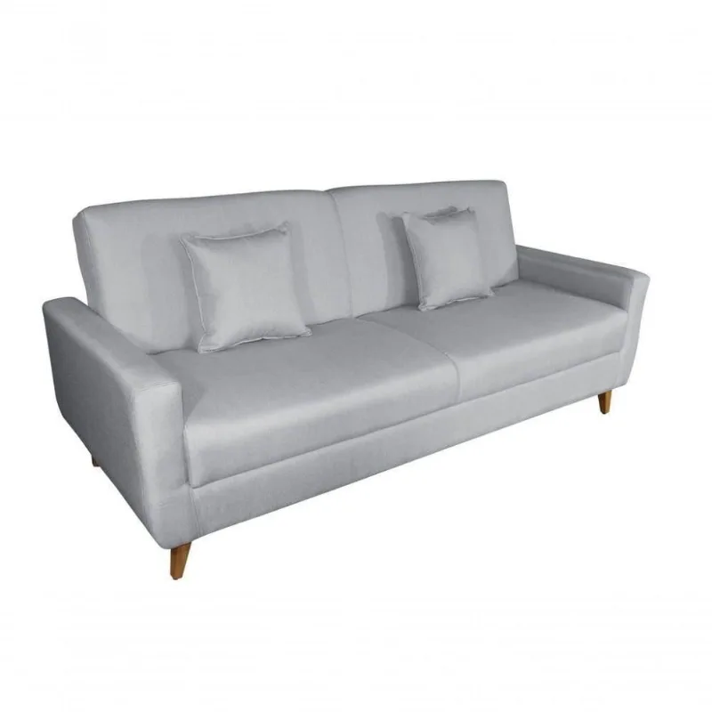 Sofá Cama Casal Reclinável Emilia - Cinza Corriente