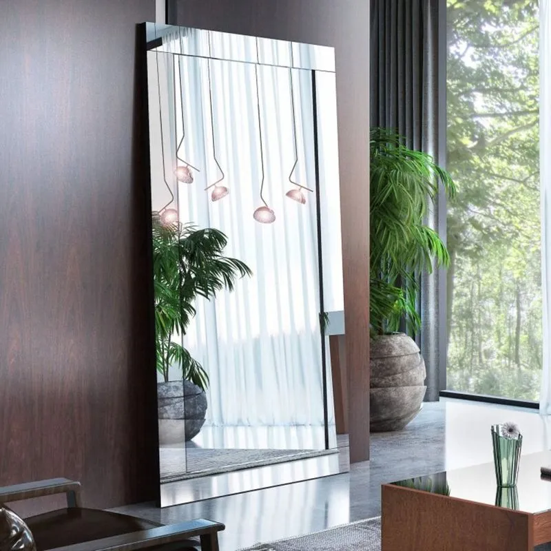 Espelho Decorativo 185cm Ibiza Isadora Design Preto