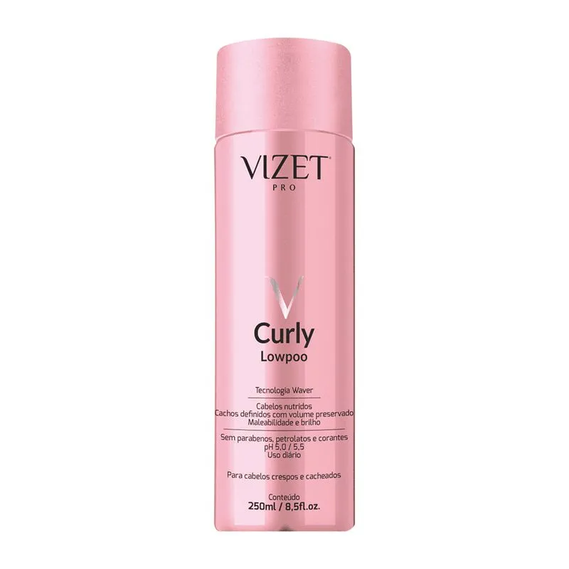 Shampoo Low Poo Vizet Expertise Curly 250ml