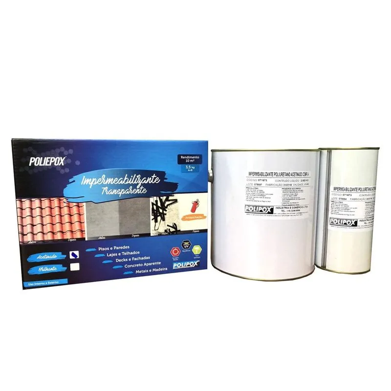 Impermeabilizante e Antipichação Transparente Acetinado 3,5Kg