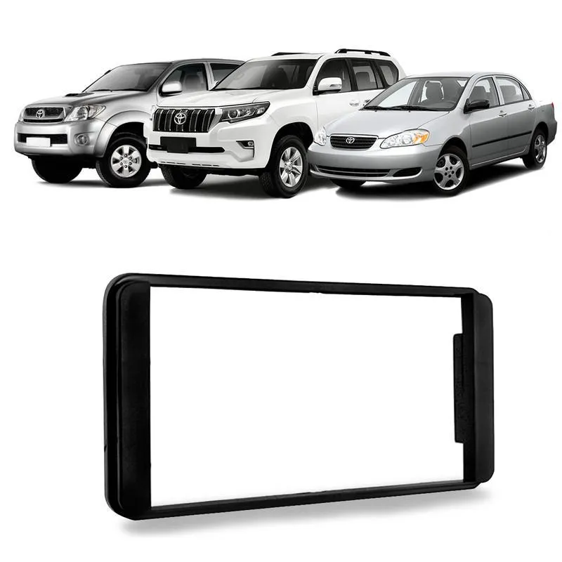 Moldura Etios/corolla - 03/07, Hilux 2005, 2 Din, Preto
