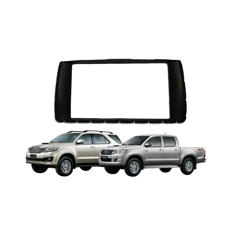 Moldura Painel 2Din Hilux Srv 2012 2013 2014 2015