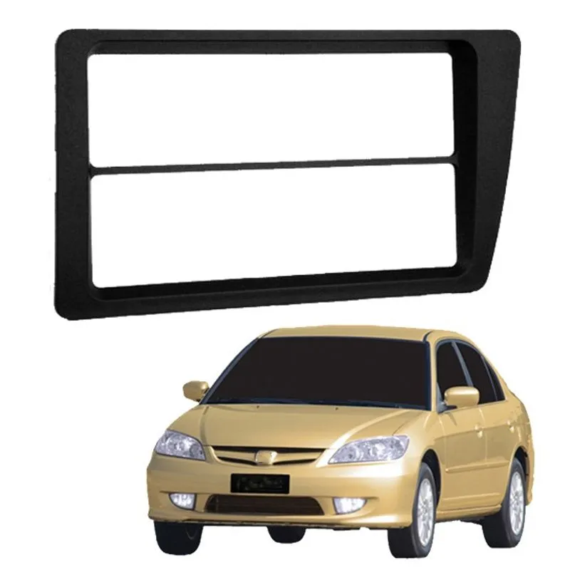 Moldura De Painel 2 Din Honda Civic 2004/2006 Para cd dvd - Padrão Original