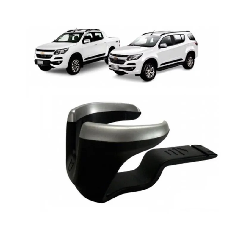Porta Copos S10 Trailblazer 2017/2019 Preto Borda Prata