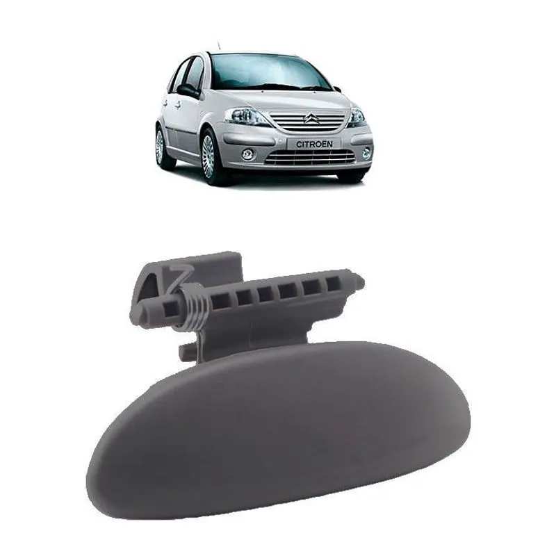 Maçaneta Porta Luvas Com Mola Citroen C3 03/12 - Cinza