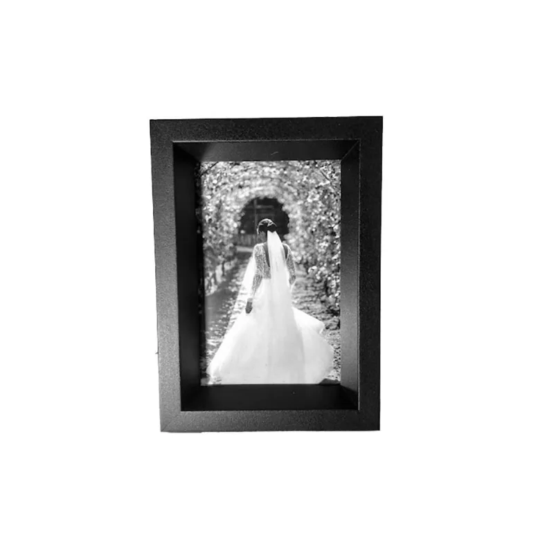 Porta Retrato Infinity Molduras Black 10 x 15 cm