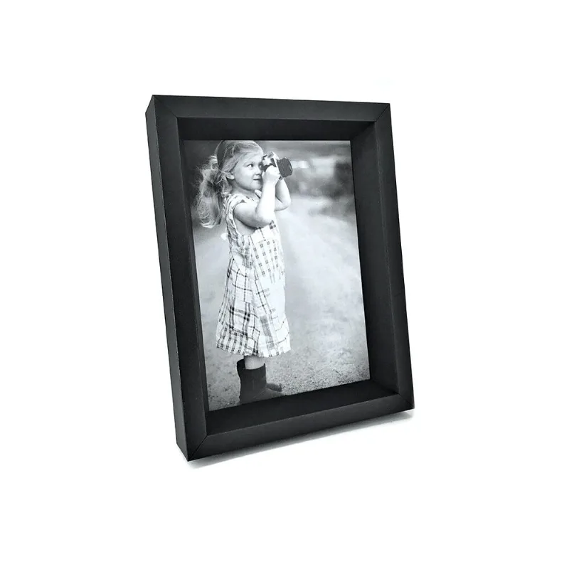 Porta Retrato Infinity Molduras Black 13 x 18 cm