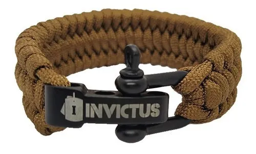 Pulseira Paracord Tatica Operacional Casual Desert - Invictus
