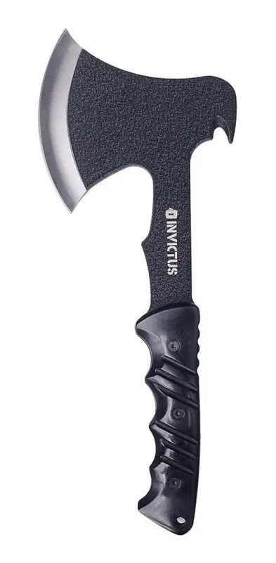 Machado Bjorn Aço Inox Full Tang Corta Cinto Preto - Invictus