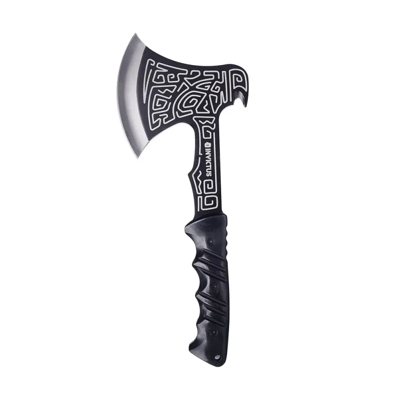Machado Bjorn Texturizado Aço Inox Full Tang Corta Cinto - Invictus