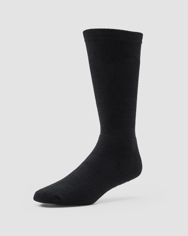 Meia Tática High - Preta 36-40