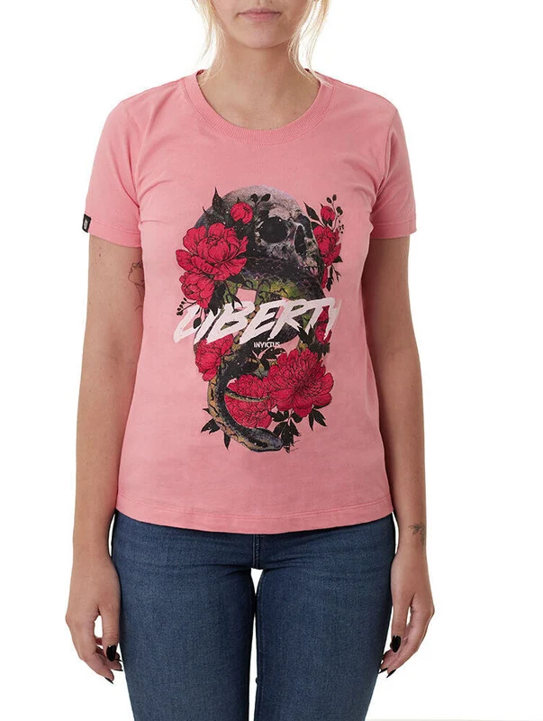 Camiseta Concept Liberty Girl Feminina - Rosa GG