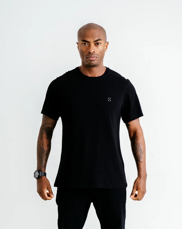 Camiseta Piquet Comfort - Preta P