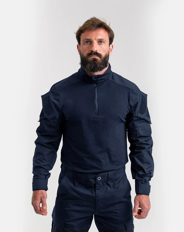 Camisa de Combate Leader - Azul Marinho P