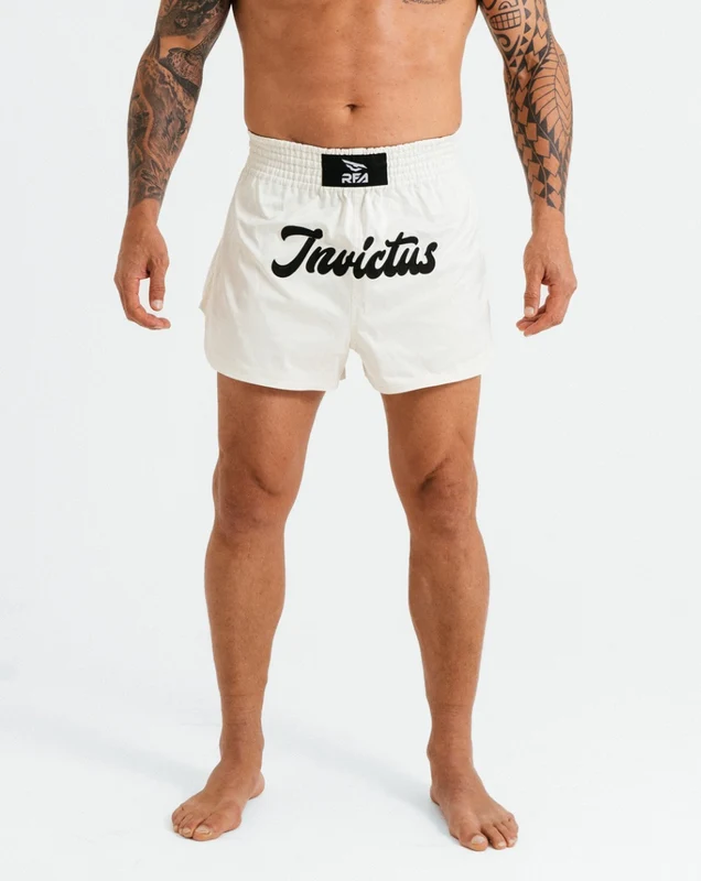 Bermuda Muay Thai Harpia RFA + INVICTUS - Branca P