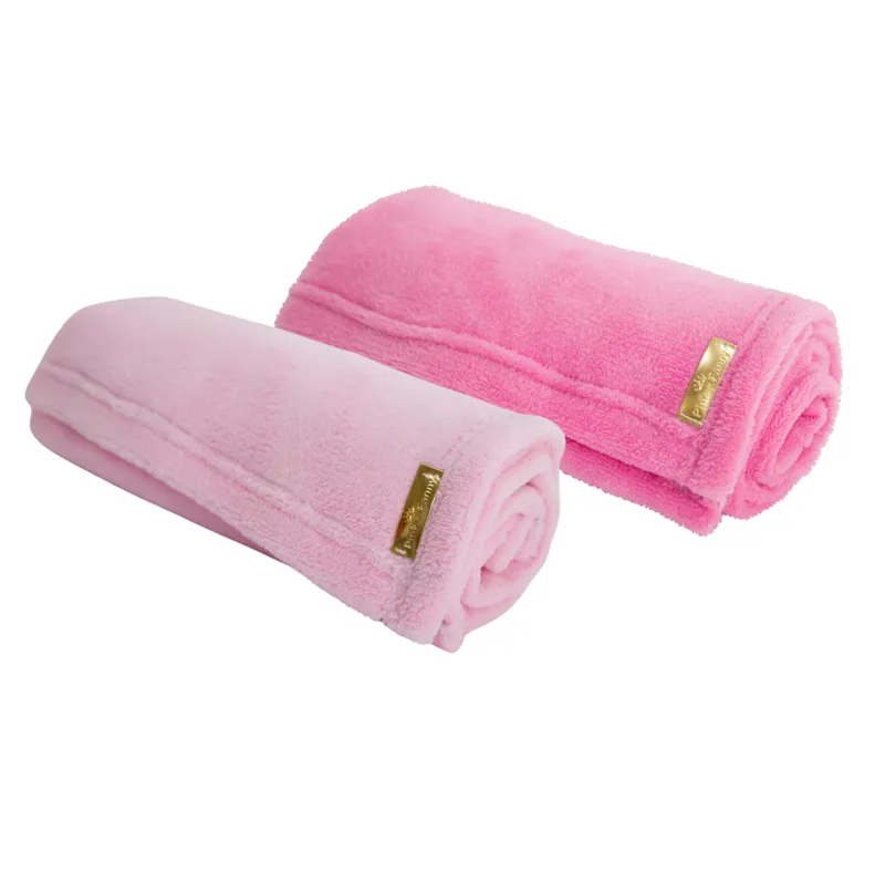 Mantinhas para cachorro e gato com 2 unidades , manta cobertor de pelo Rosa