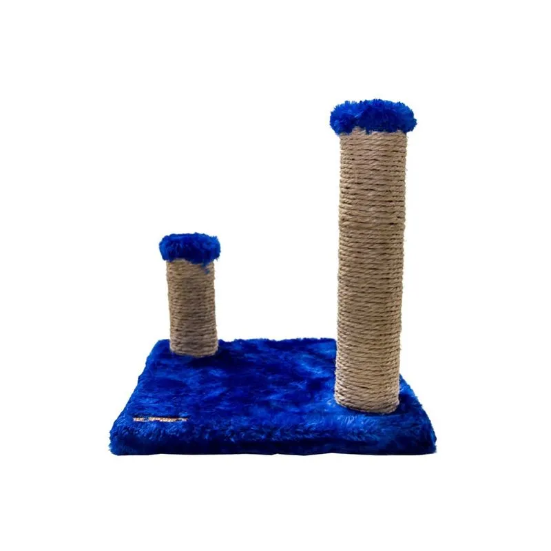 ARRANHADOR COM 2 POSTES AZUL DROP LUPPET