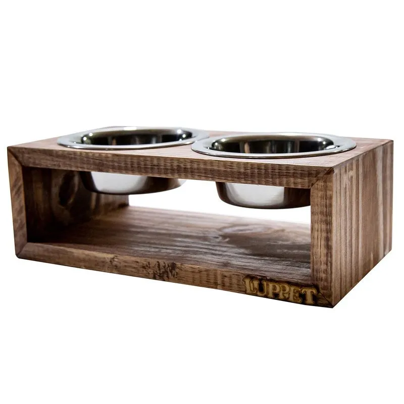 COMEDOURO ZURIQUE MARROM DROP LUPPET