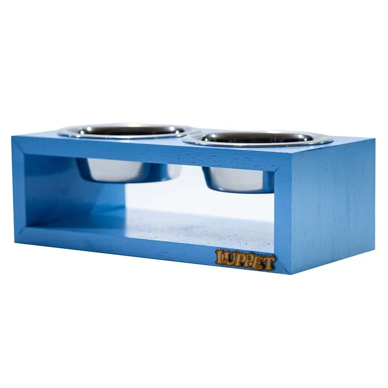 COMEDOURO ZURIQUE AZUL DROP LUPPET