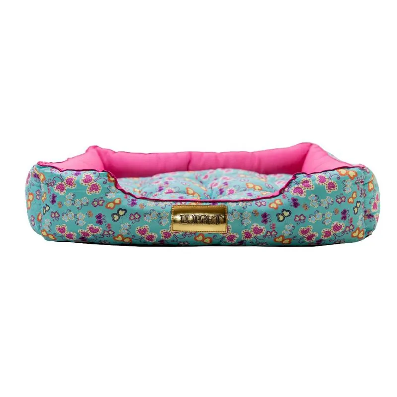 CAMA RETANGULAR ROSA BORBOLETA DROP LUPPET GG
