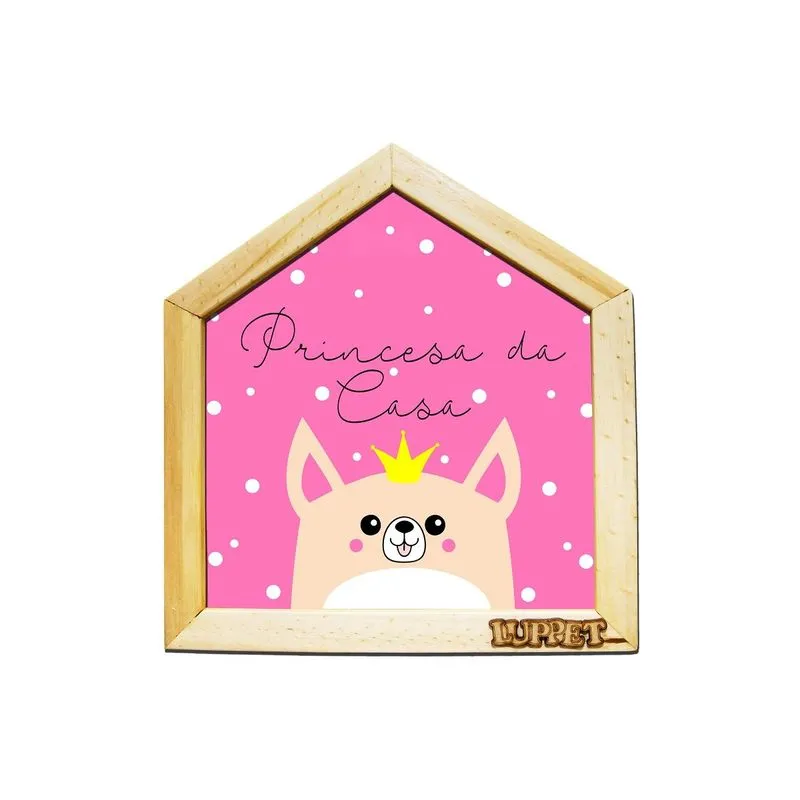QUADRO PRINCESA DA CASA DROP LUPPET Azul