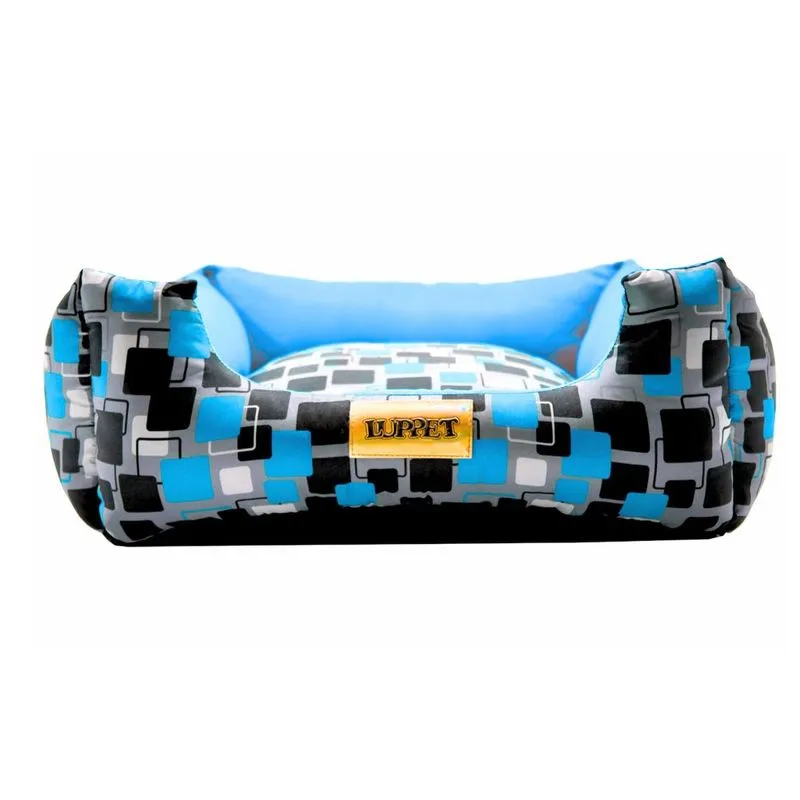 CAMA QUADRADA AZUL LOSANGO DROP LUPPET GG